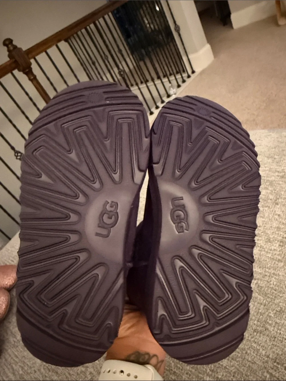 Kids Purple Star Winter Boots - UGG NEVER WORN